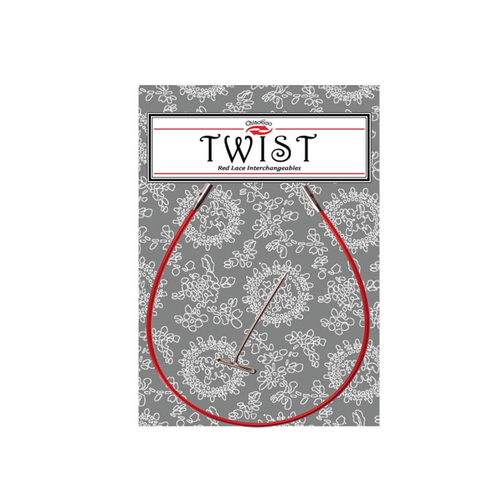 Twist Red kabels 20cm large | ChiaoGoo 