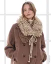 Schouderkraag in Chapeau, Orsetto Mouliné & Pelliccia | Lana Grossa