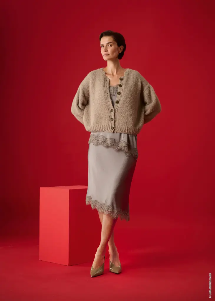 Kort elegant vestje in Così | Lana Grossa