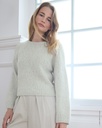 Top Down trui met raglanmouwen in Alpaca Air II | Lana Grossa