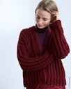 Eenvoudige vest met vals patentmotief in Baby Chain | Lana Grossa