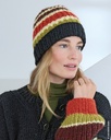 Muts met streepmotief in Chapeau | Lana Grossa