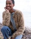 Vest met knopenrand in Basta Stampa | Lana Grossa