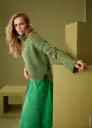 Trui met rolkraag in Cool Merino Big | Lana Grossa