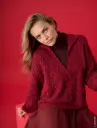 Trui met noppenmotief in Cool Merino | Lana Grossa