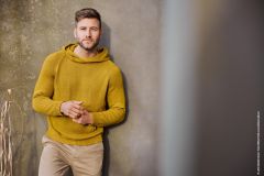 Klassieke hoodie voor hem in Alta Moda Cotolana | Lana Grossa